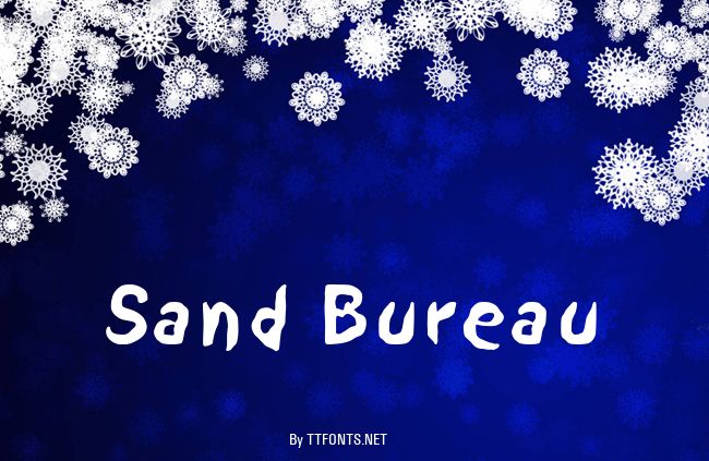 Sand Bureau example
